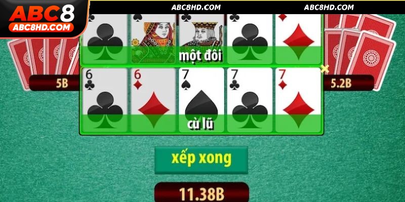 Quy luật xếp chi trong game Mậu Binh