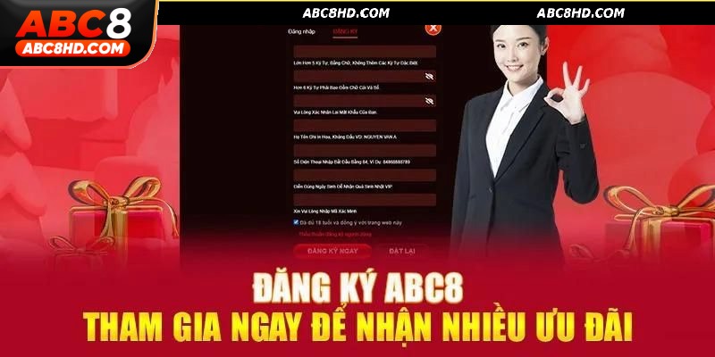 Đăng ký ABC8